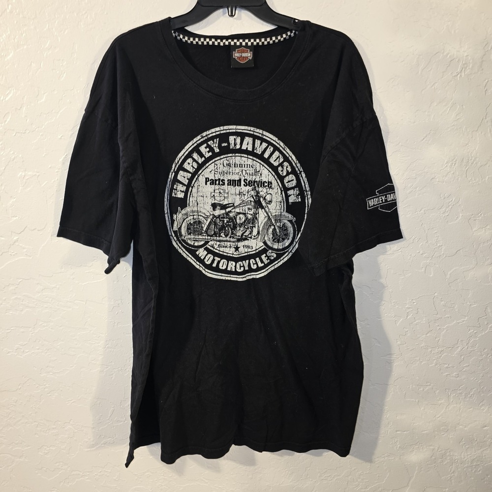 Harley-Davidson Shirt Mens 3XL Black Beartooth Bear Billings Montana 2009 Dealer